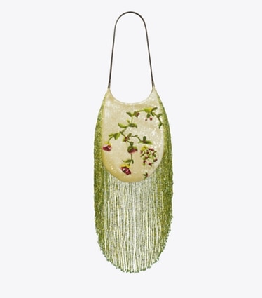 Tory Burch designer shoulder bags Pierced Embellished Small Bag in Multi front