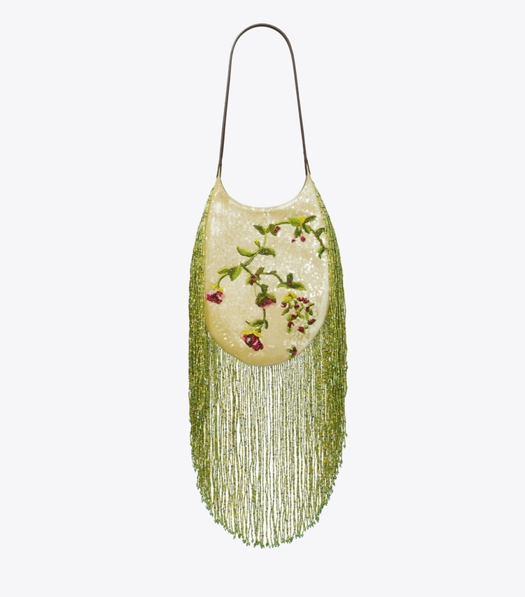 Tory Burch designer shoulder bags Pierced Embellished Small Bag in Multi front