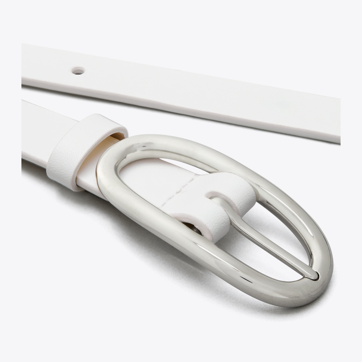 Pierced Large Buckle Belt: Women's Designer Belts | Tory Burch