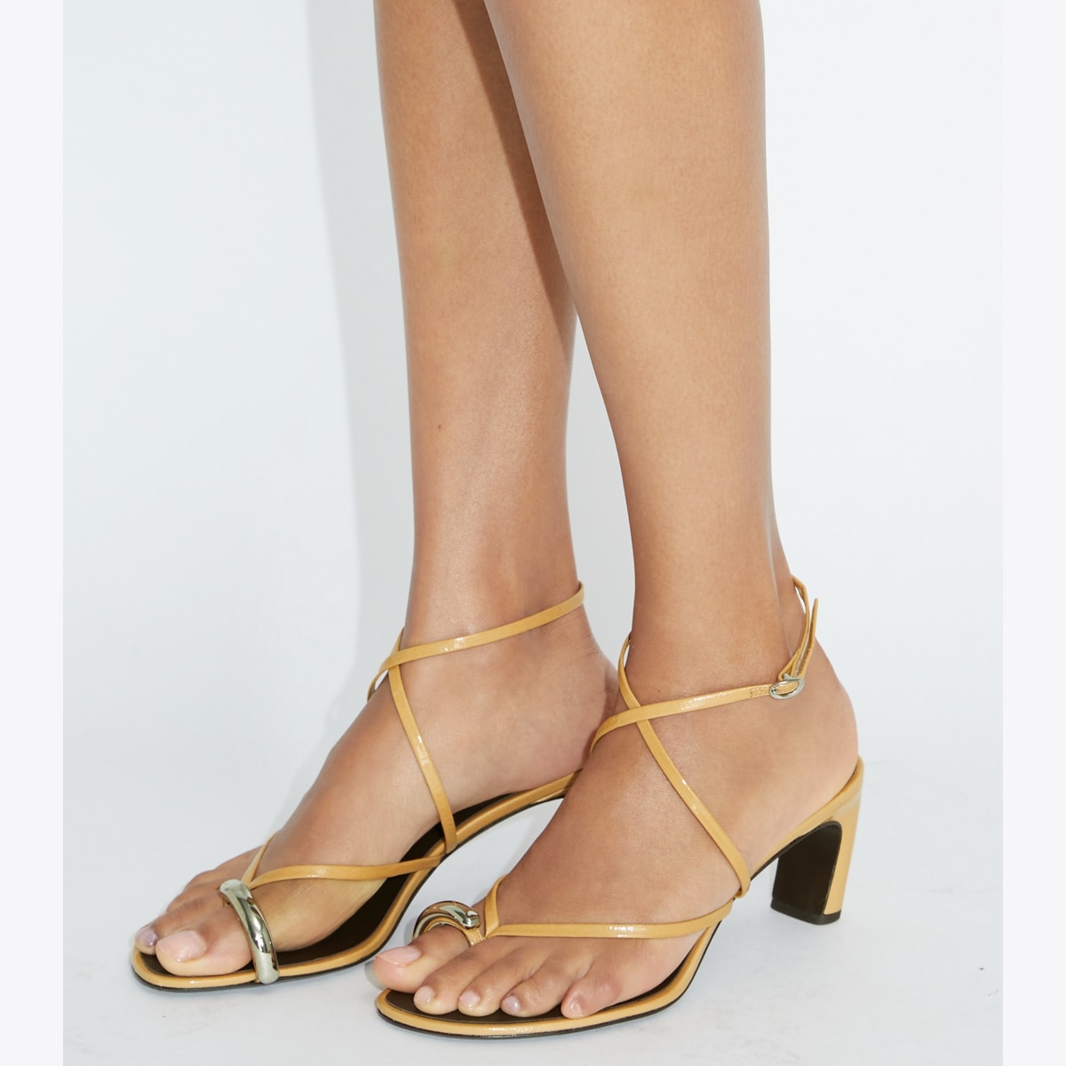 【Tory Burch】Multi Strap Heel Sandals Pierced Multi-Strap Heeled Sandal: Women's Designer Sandals