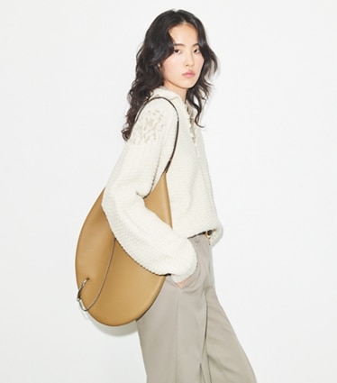 新品トリーバーチ　ハンドバッグ　ショルダーベルト付き TORY BURCH（トリーバーチ） バッグ レザー ブリテン マイクロ