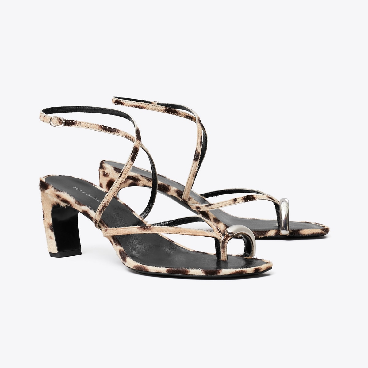 Pierced Strappy Heel Sandal 65mm: Women's Designer Sandals | Tory