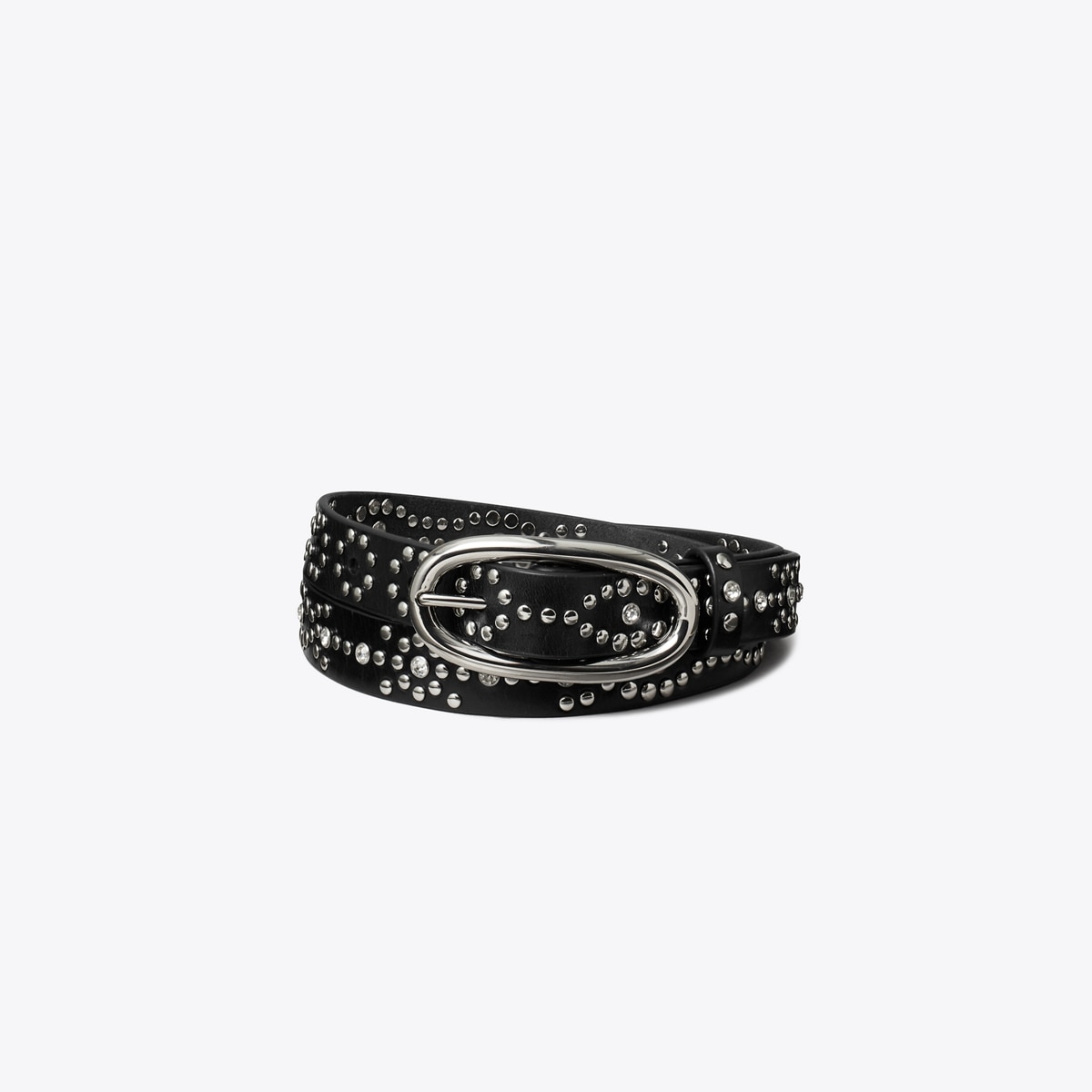 Pierced Studded Belt: Women display picture 1