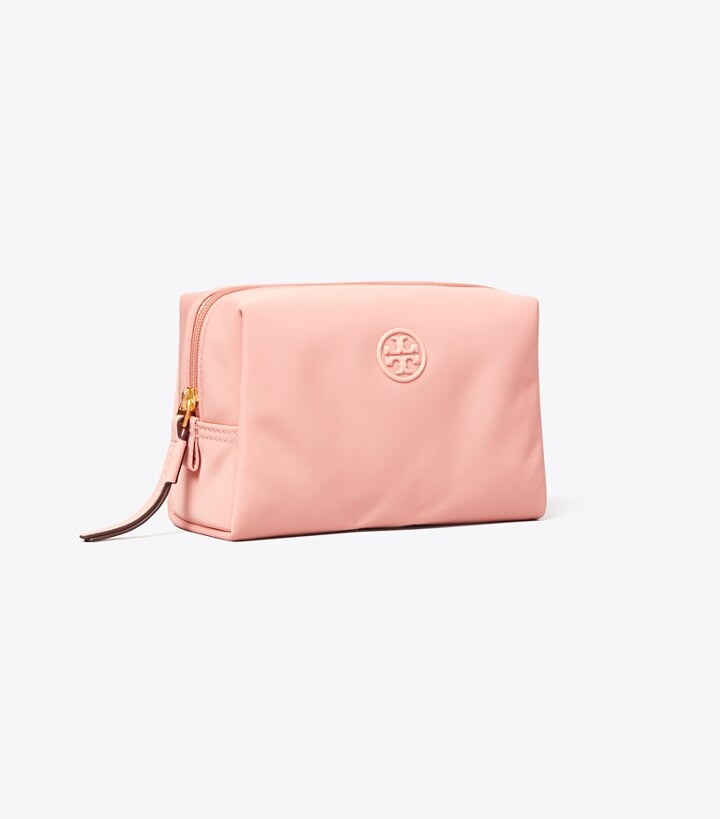 tory burch pink makeup bag