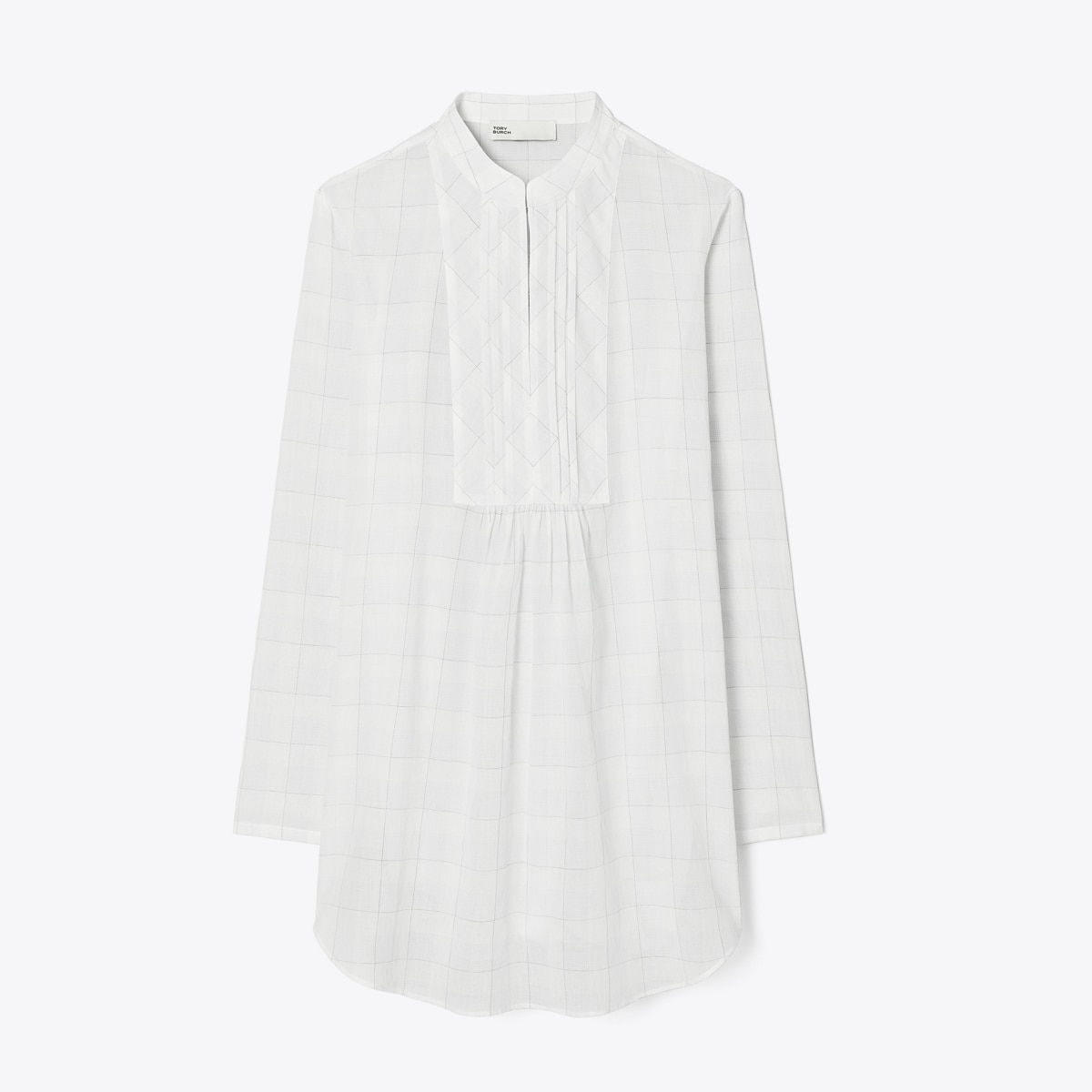 Plaid Cotton Beach Shirt: Women's Designer Coverups | Tory Burch