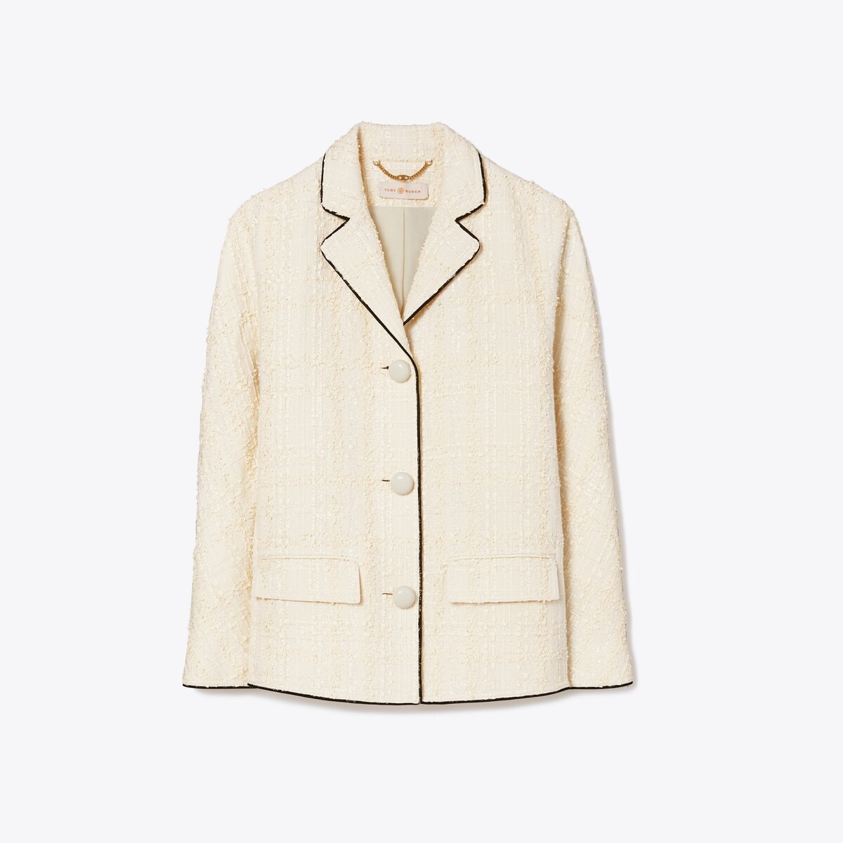 Plaid Tweed Jacket: Women's Designer Jackets | Tory Burch