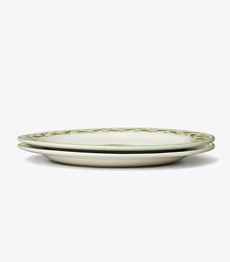 Tory Burch diseñador artículos de mesa & cristalería Plato playo Feuille, set de 2 en Multi grupo
