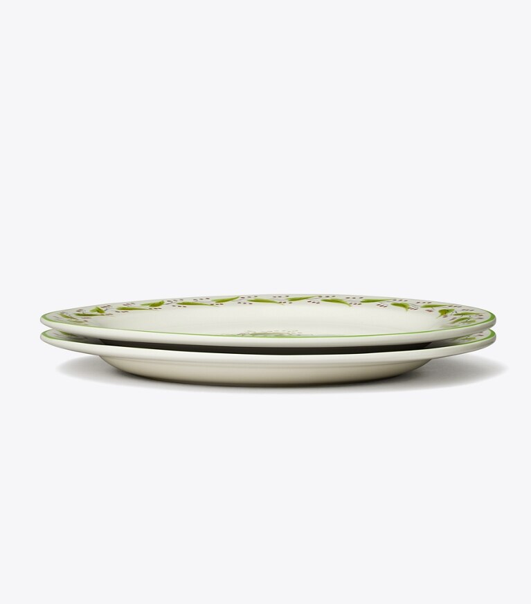 Tory Burch diseñador artículos de mesa & cristalería Plato playo Feuille, set de 2 en Multi grupo