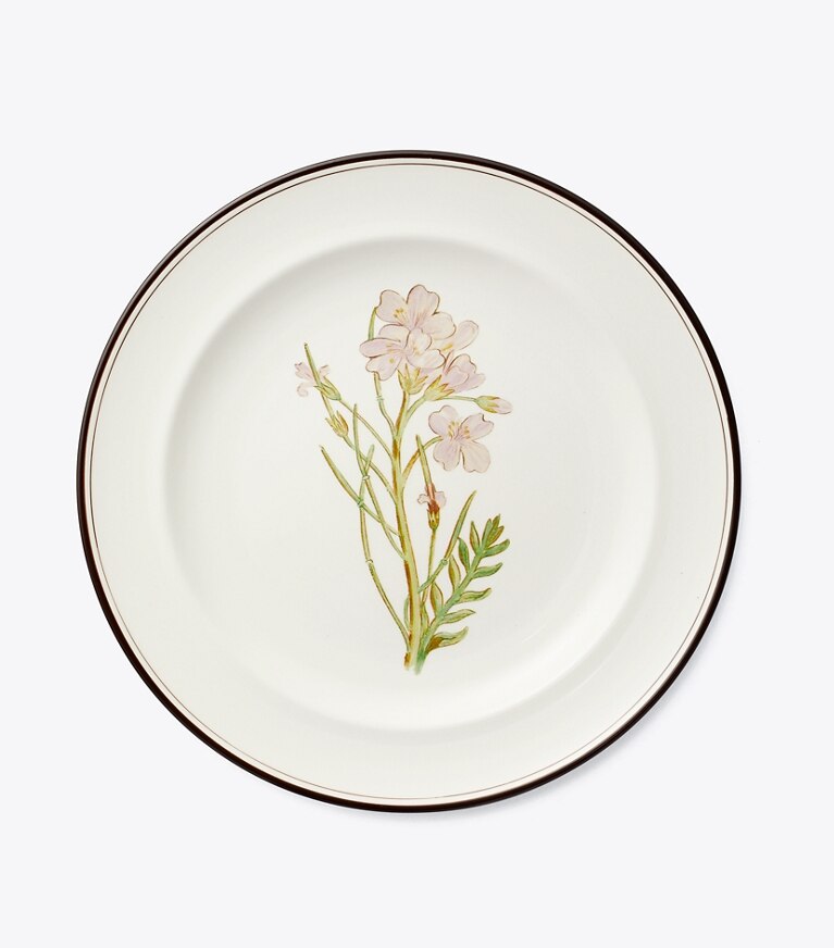 Tory Burch diseñador artículos de mesa & cristalería Platos de ensalada con flores lilas, set de 4 en White adicional