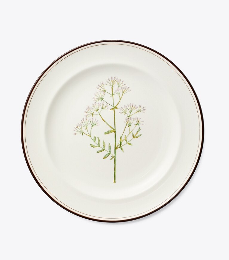 Tory Burch diseñador artículos de mesa & cristalería Platos de ensalada con flores lilas, set de 4 en White detalle