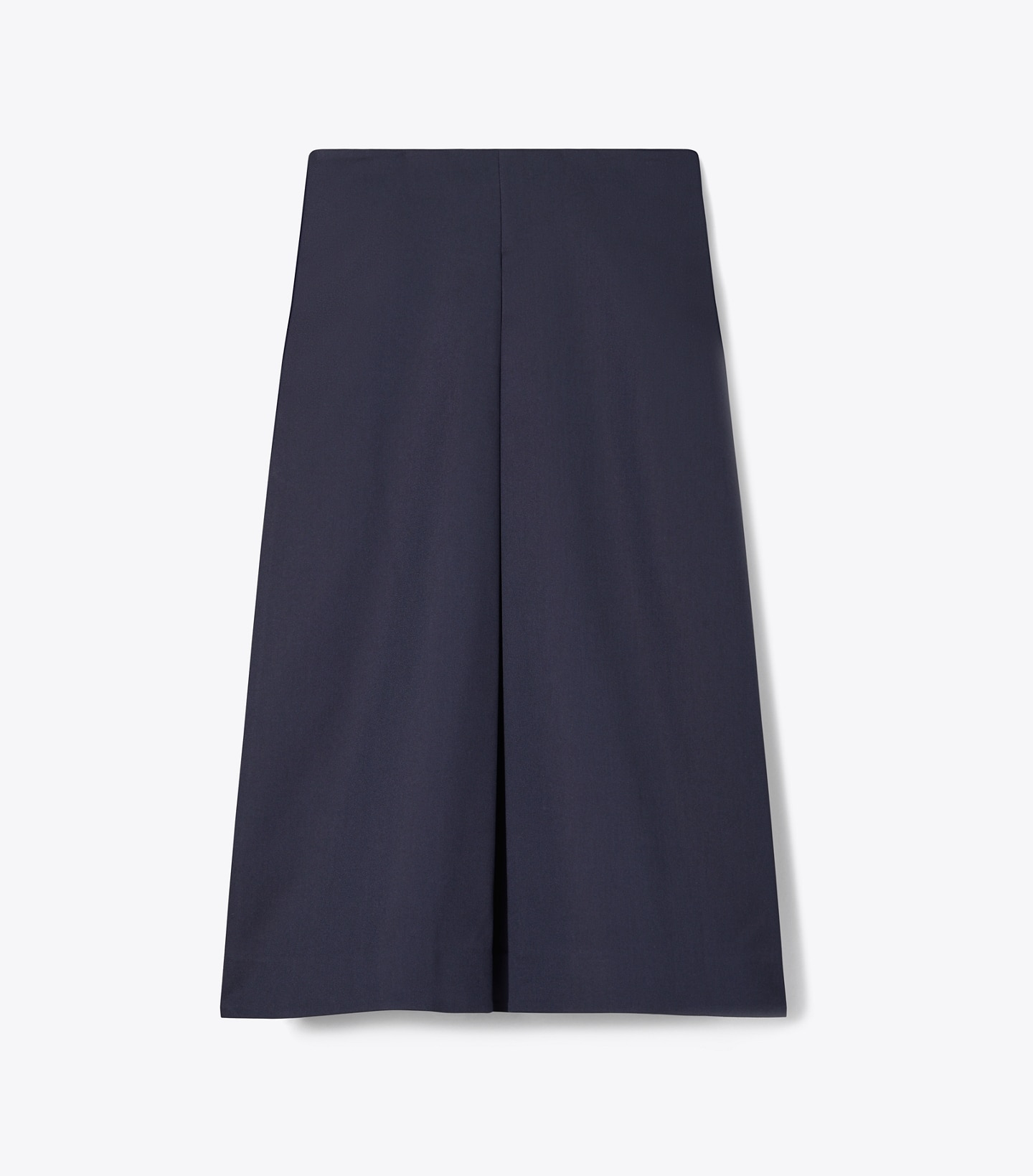 Pleated Cotton Twill Skirt