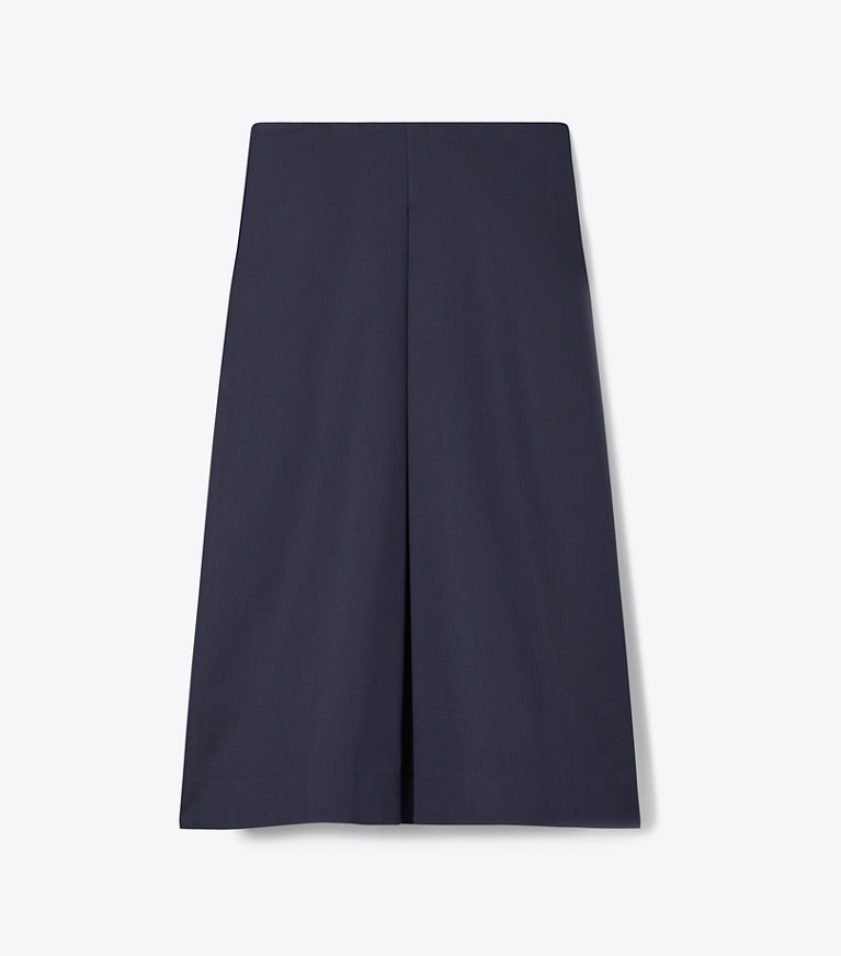 Designer navy pleated clearance skirt