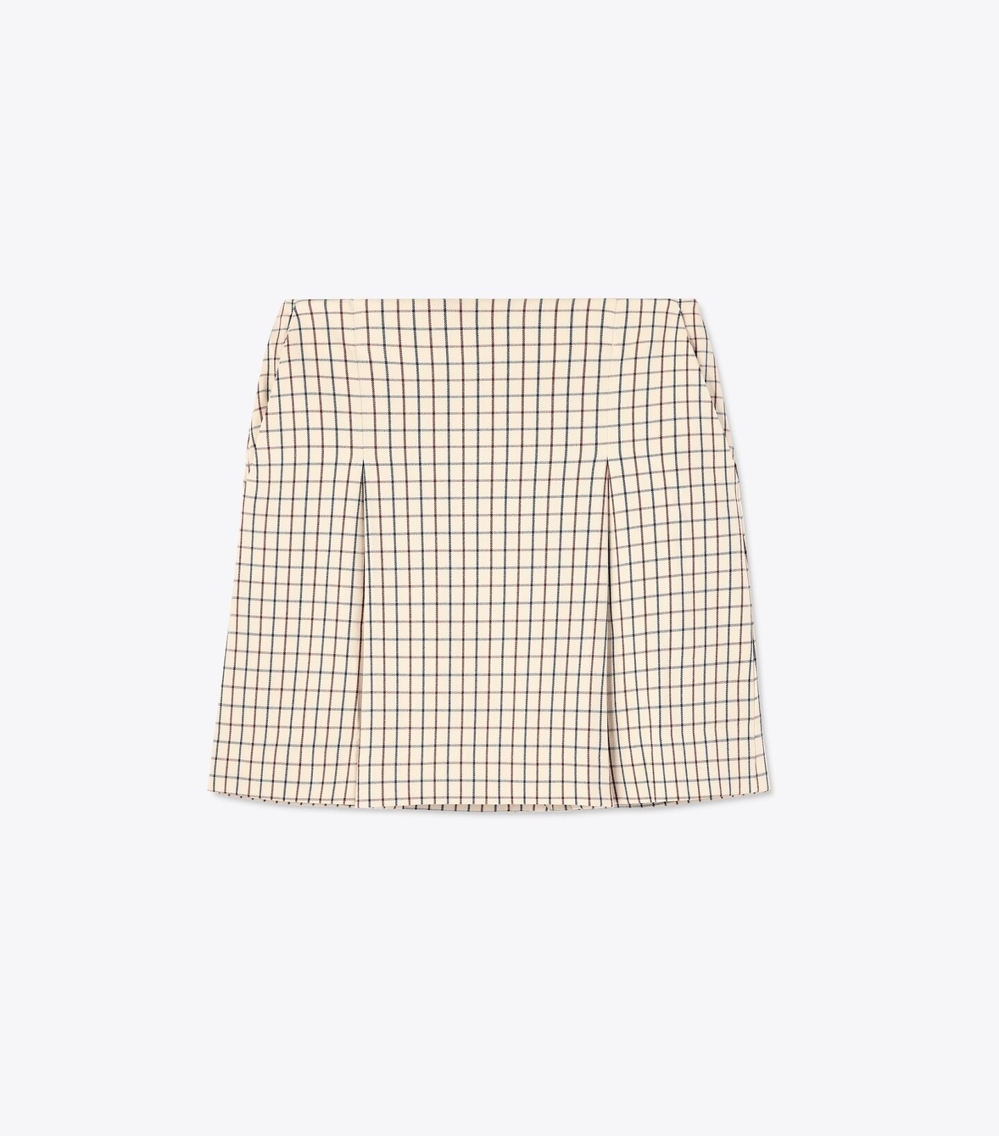 Pleated-Front Twill Golf Skirt