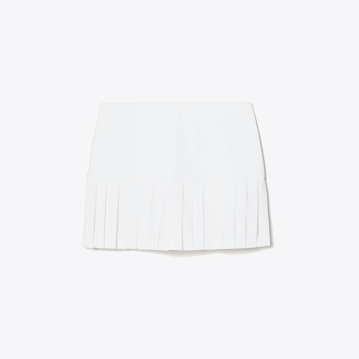 White Pleated Hem Skirt | estudioespositoymiguel.com.ar