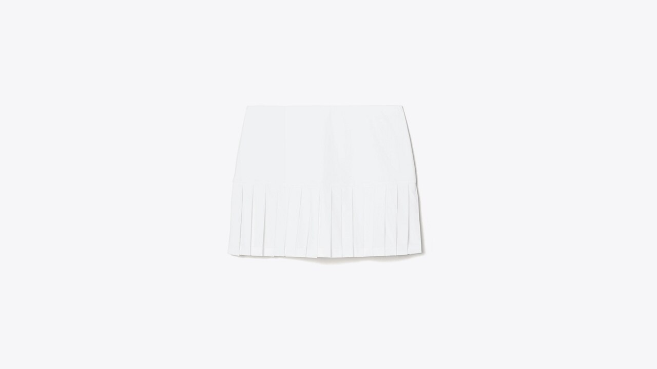 伸縮性◇【TORY SPORT】PLEATED-HEM TENNIS SKIRT ◇スカート