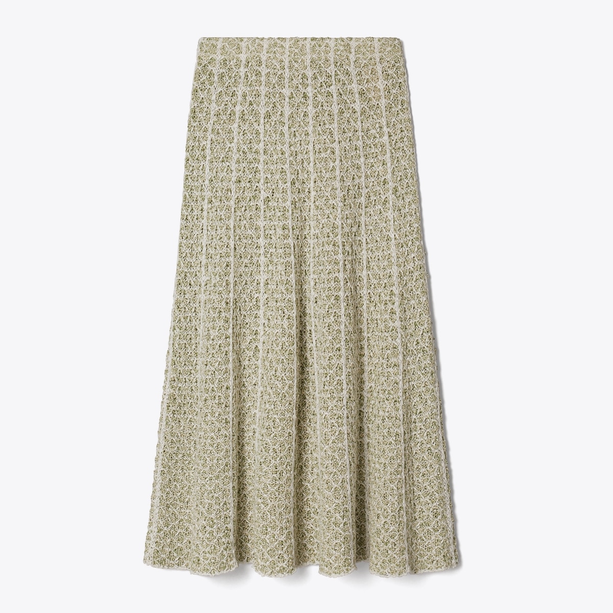 PLEATED KNIT SKIRT