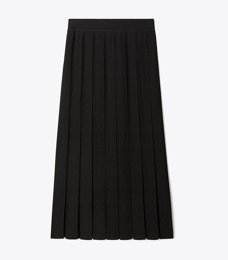 Tory Burch designer ボトムス プリーツレース スカート in Black front