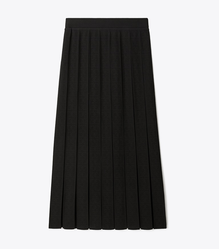Tory Burch designer ボトムス プリーツレース スカート in Black front