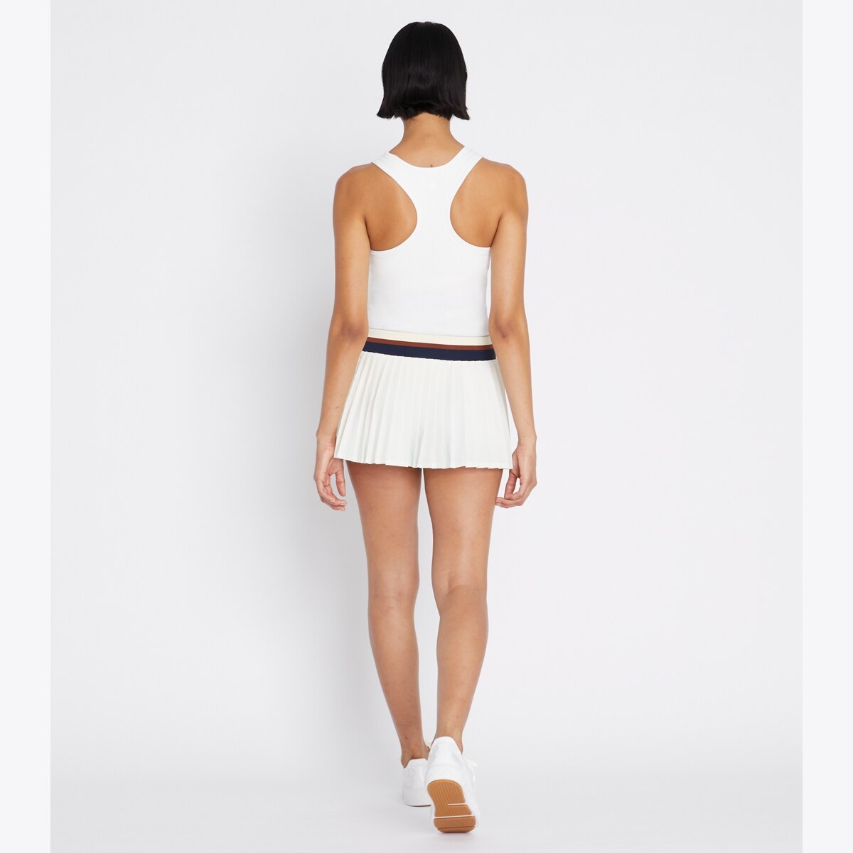 ミニスカート TORY BURCH Women Mini Skirts 166731100 WHITE Performance Stretch Mini Tennis Skirt: Women's Designer