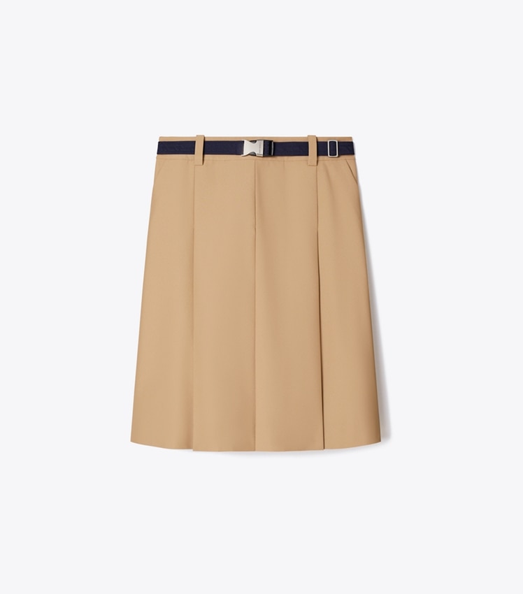 Pleated Nylon Skirt by Tory Burch