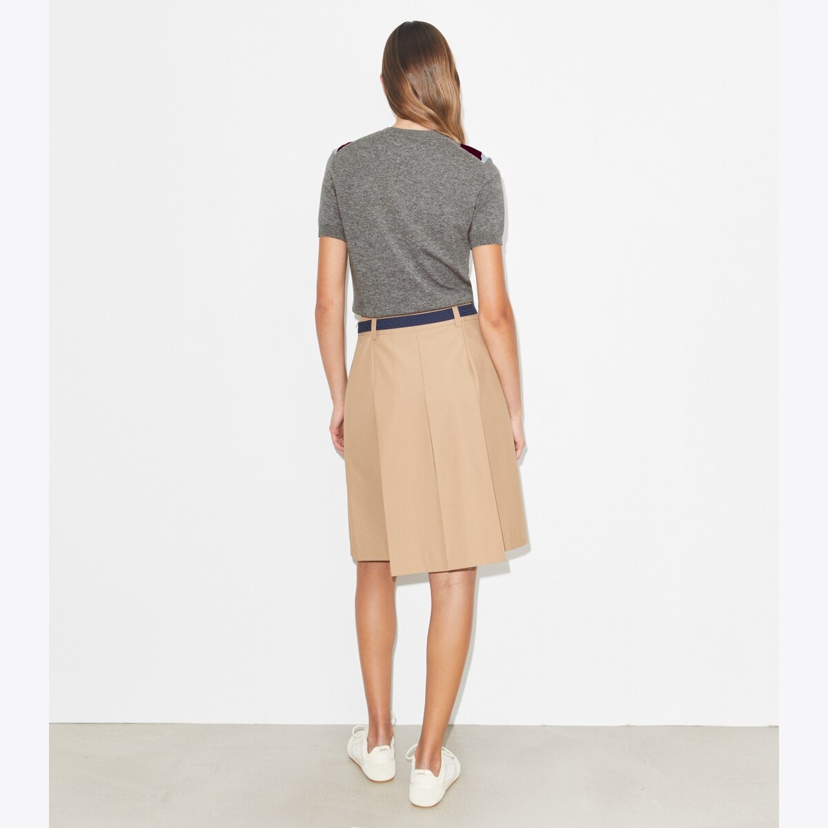 PLEATED NYLON SKIRT - thumbnail 3