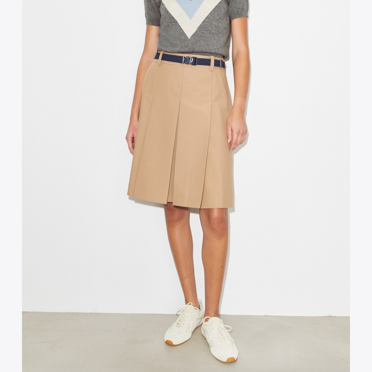 PLEATED NYLON SKIRT - thumbnail 5