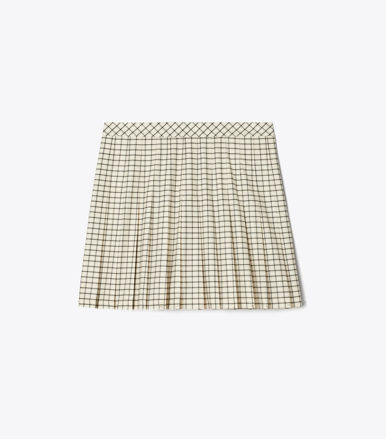 Plaid pleated skirt tory burch hotsell