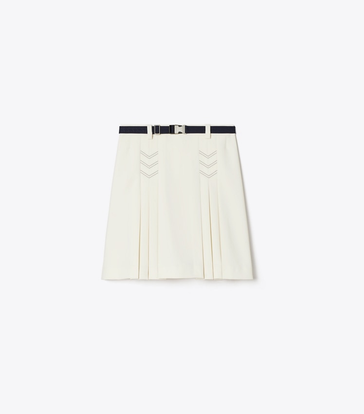 Pleated Stretch Golf Skirt by Tory Burch