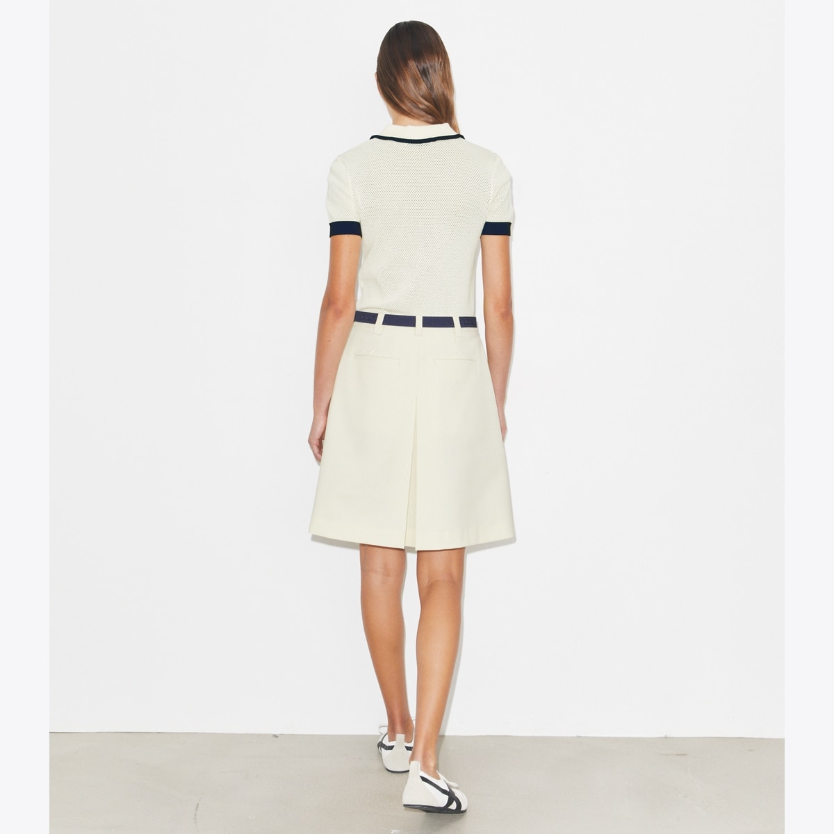 Pleated Stretch Golf Skirt: Women's Designer Bottoms | Tory Burch