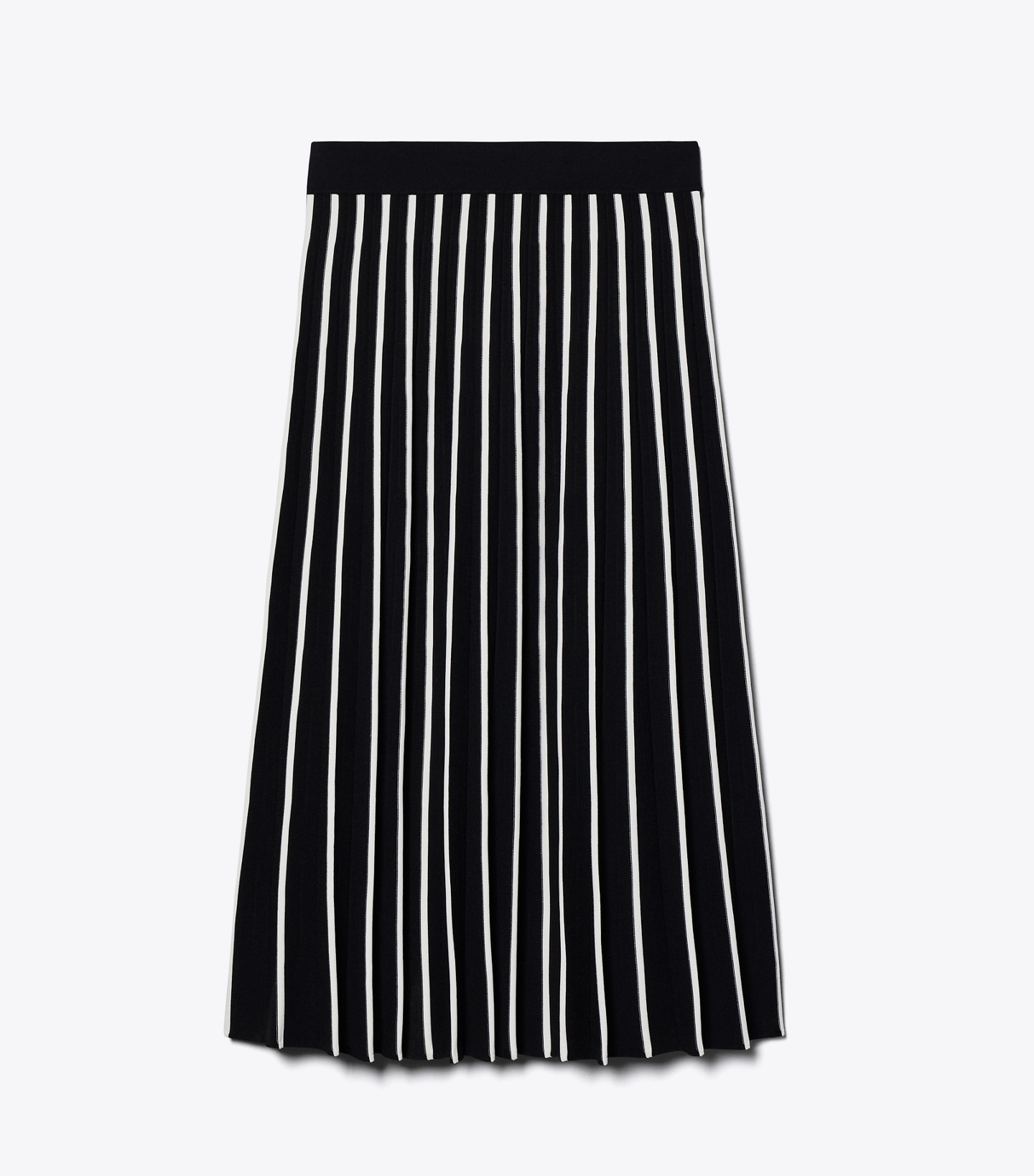 Pleated Tech Knit Skirt