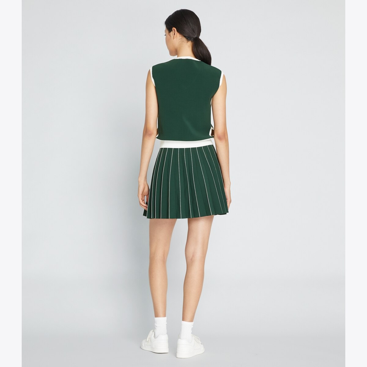 Pleated Tech Knit Skirt: Women's Designer Bottoms | Tory Sport Pleated Tech Knit Skirt: Women's Designer Bottoms | Tory Sport