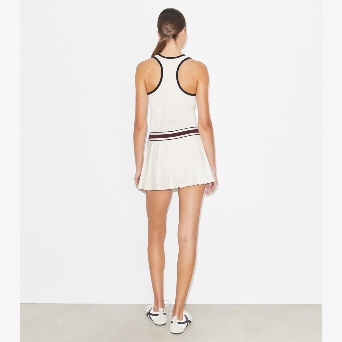TORY BURCH 【S&T】 プリントプリーツヘムテニススカート Pleated Tennis Skirt: Women's Designer Bottoms | Tory Burch