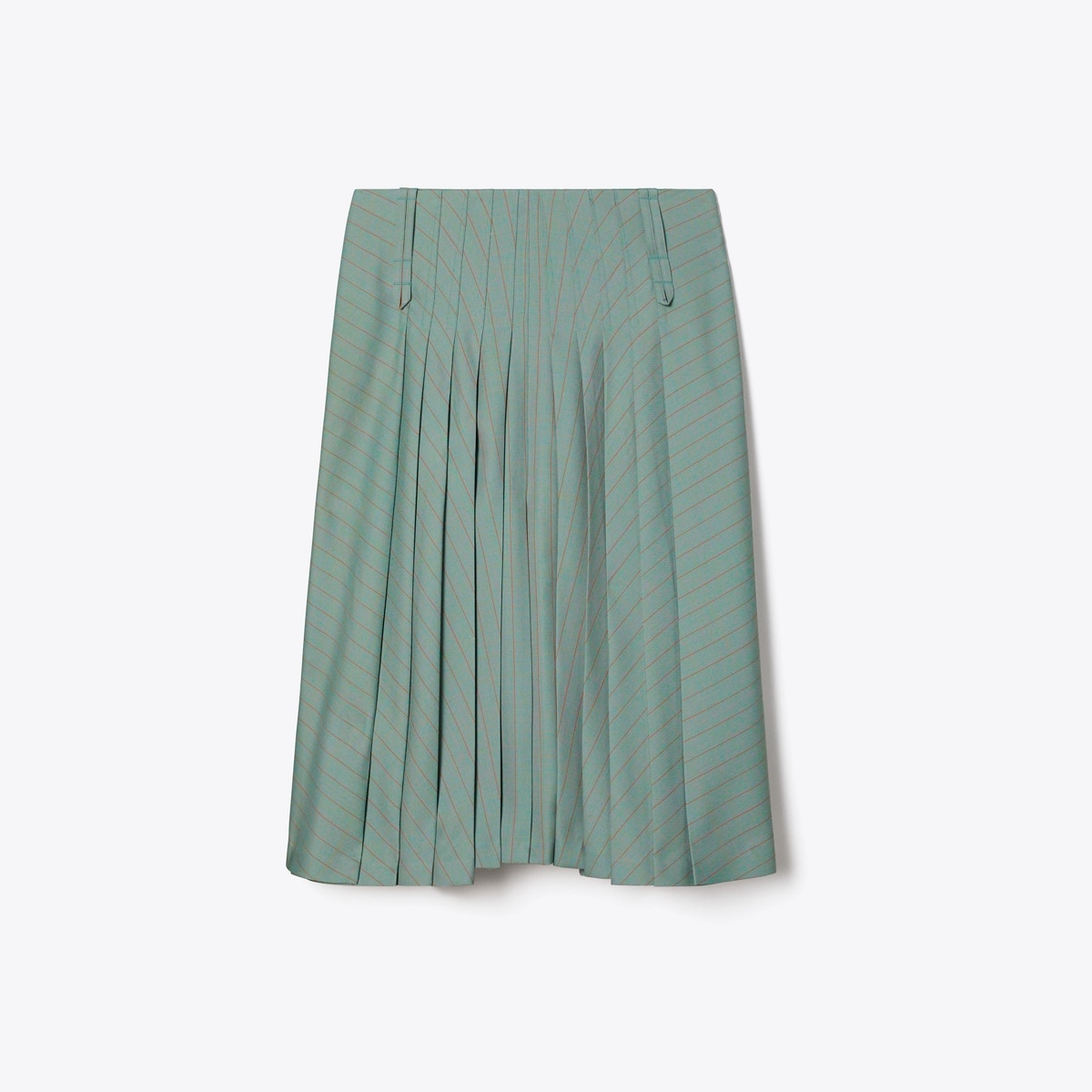 Pleated Wool Skirt