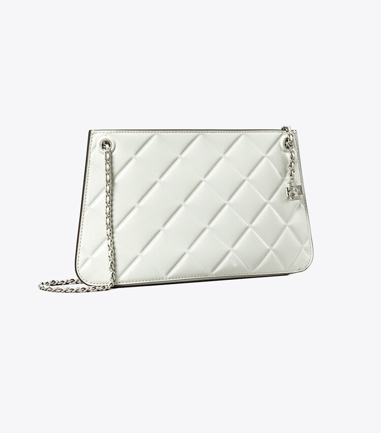 Tory Burch designer sacs porté épaule Pochette Fleming in Blanc angle