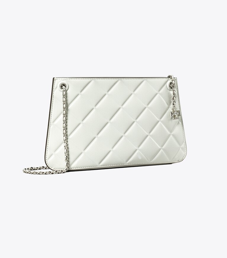 Tory Burch designer sacs porté épaule Pochette Fleming in Blanc angle