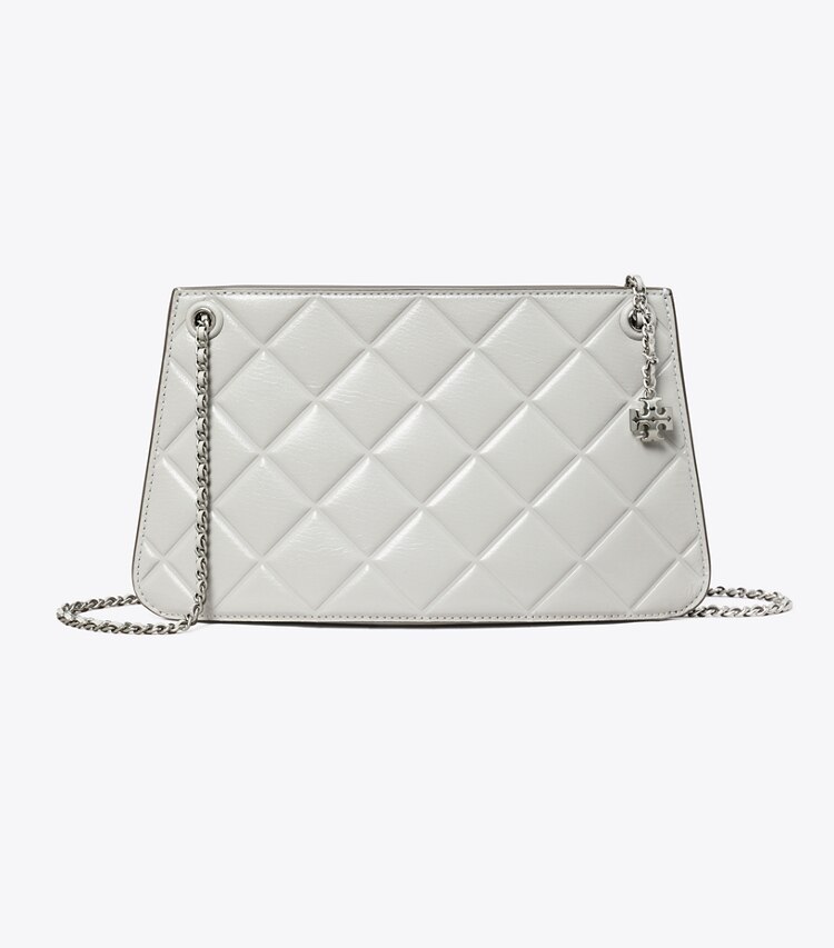 Tory Burch designer sacs porté épaule Pochette Fleming dans Gray de face