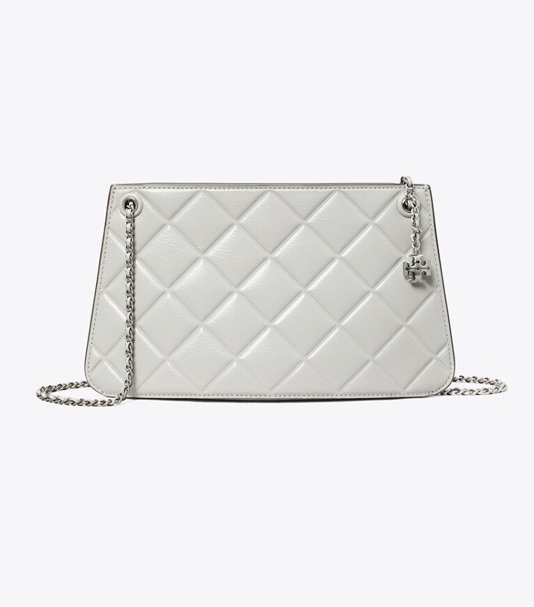 Tory Burch designer sacs porté épaule Pochette Fleming dans Gray de face