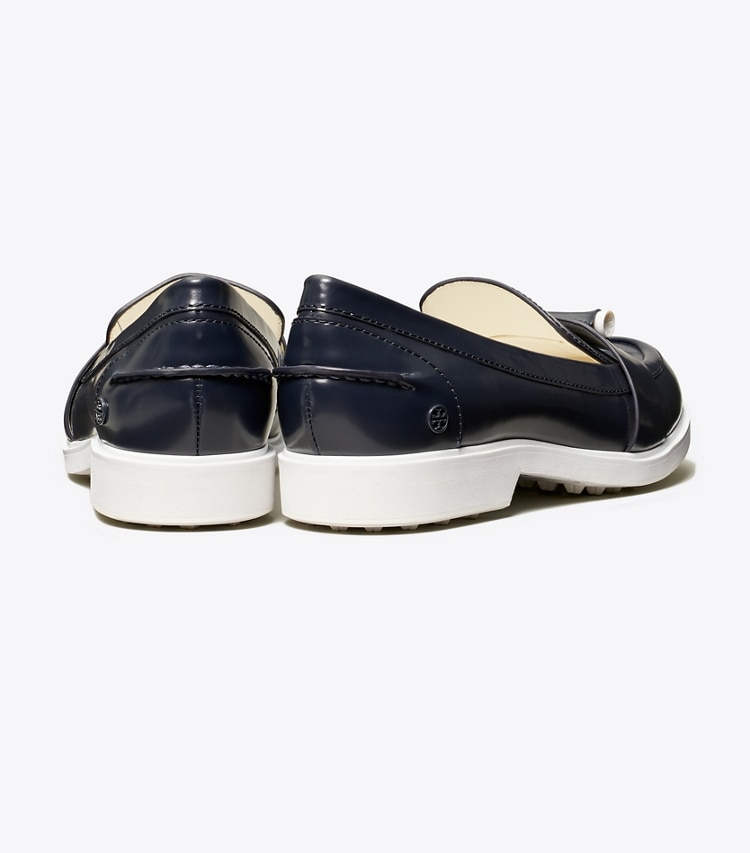 Tory Sport designer sneakers Pocket-Tee Golf Loafer in Perfect Navy back