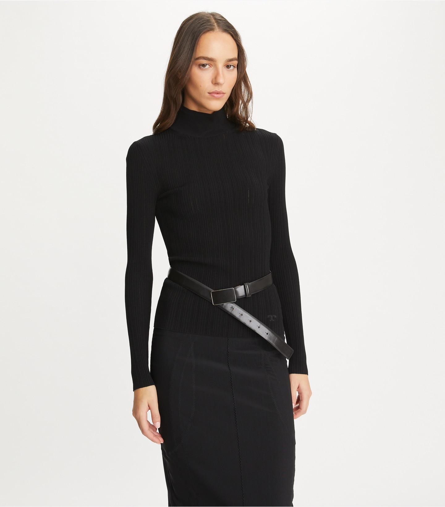 Pointelle Turtleneck