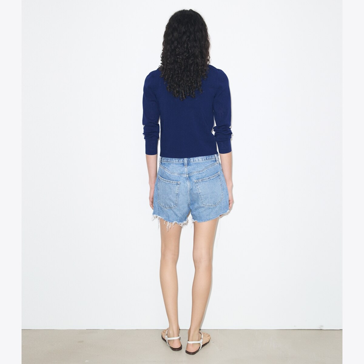 POINTELLE VISCOSE CARDIGAN - thumbnail 5