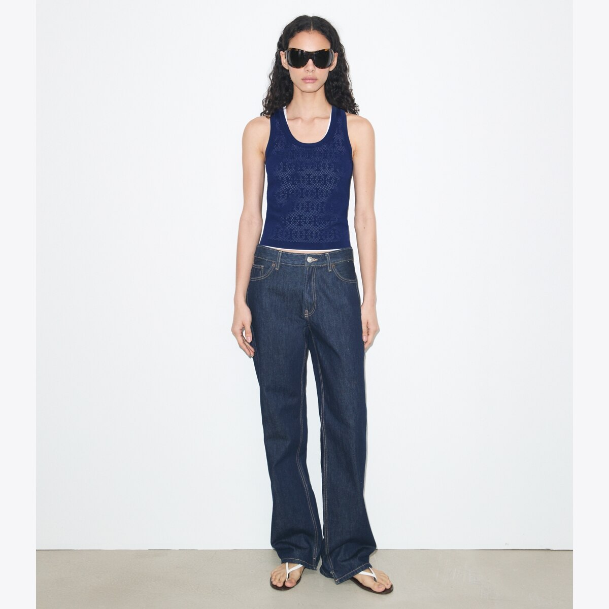 POINTELLE VISCOSE TANK - thumbnail 3