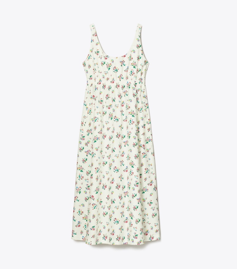 Tory Burch designer kleider Popeline-Kleid mit Bonding in Multi Ditsy Floral front