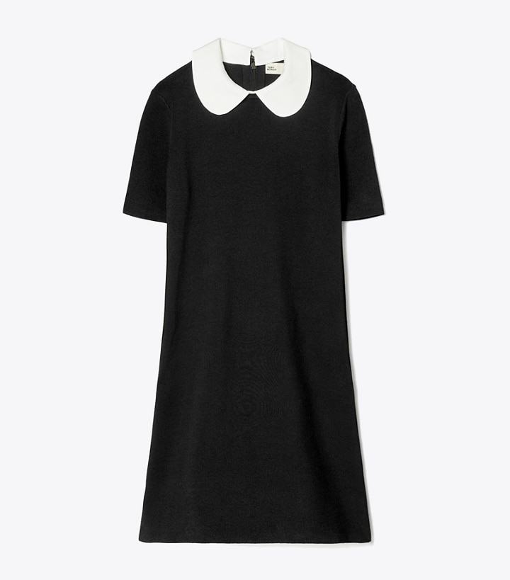 Poplin Collar Sweater Dress: Women's Designer Dresses | Tory Burch