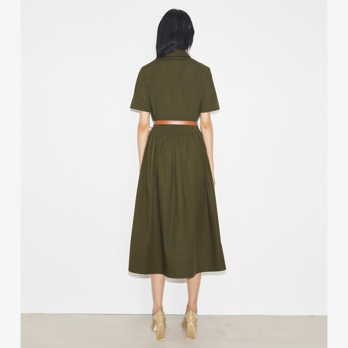 Poplin Skirt: Women's Designer Bottoms | Tory Burch