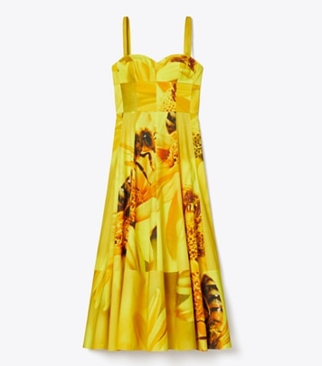 ワンピース Tory Burch SS24 Dress with front knot (156218 001) sheer-jersey-goddess-dress-on-