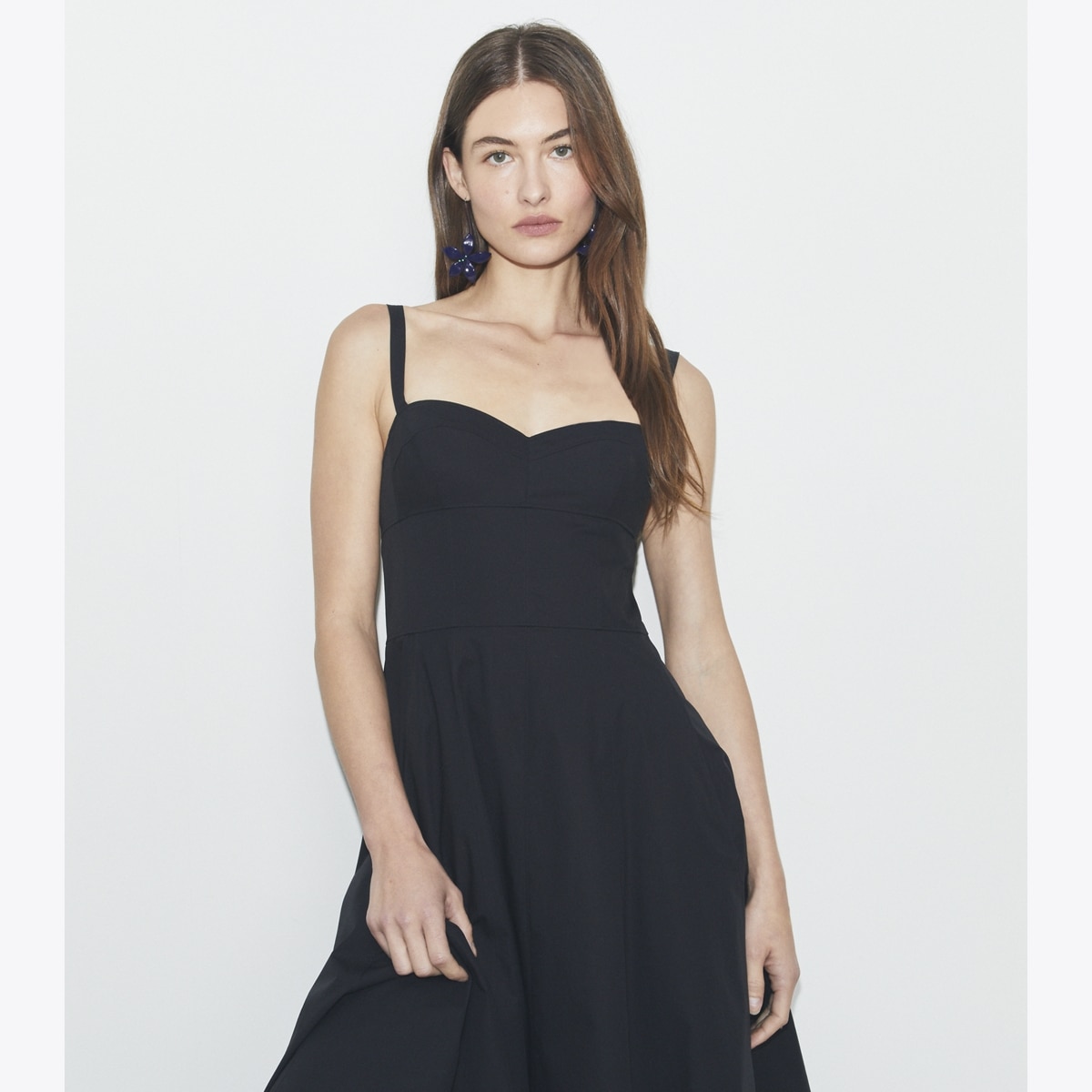 Tory Burch★POPLIN SUNDRESS Poplin Sundress: Women's Designer Dresses | Tory Burch