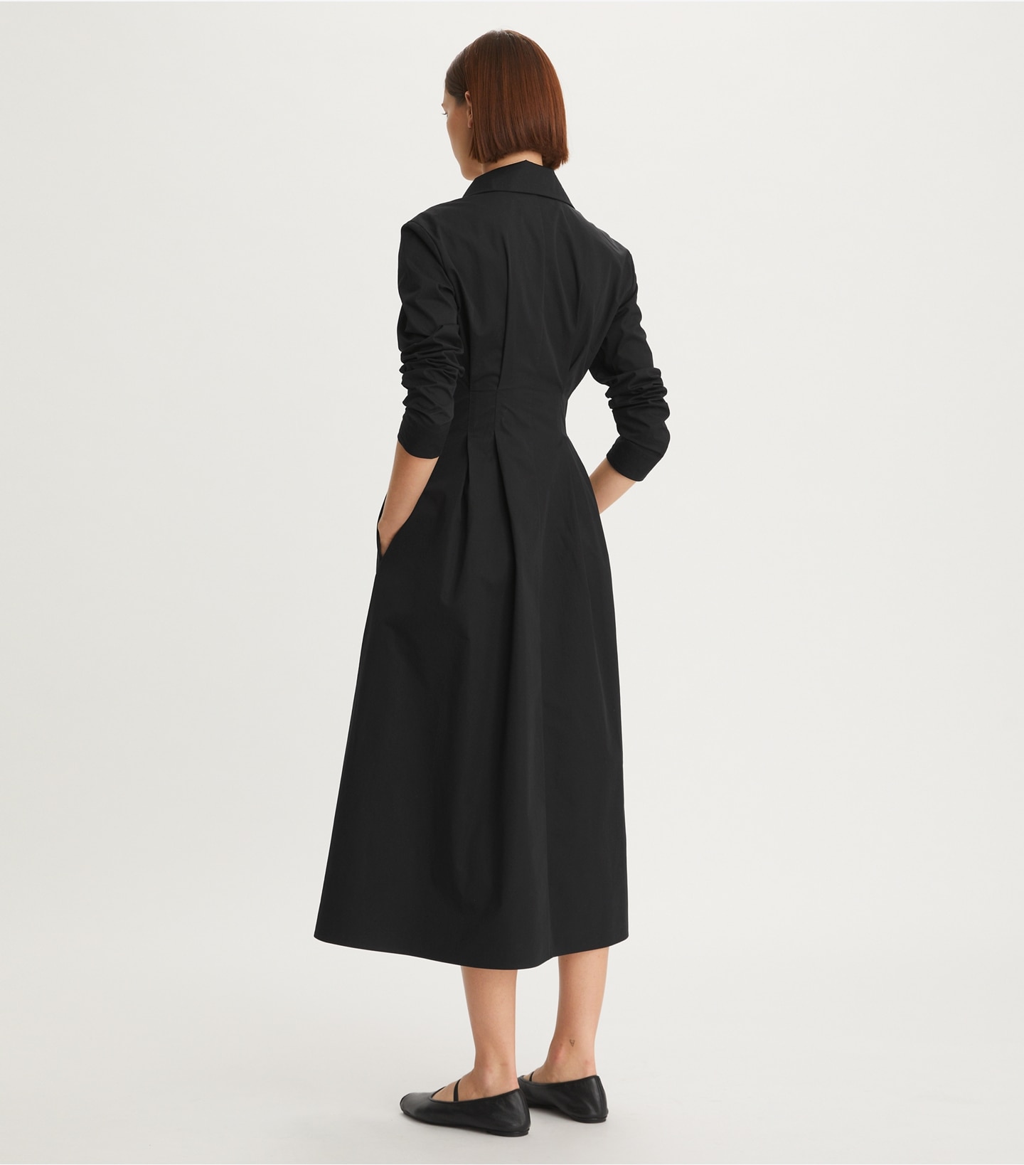 Poplin Wrap Shirtdress