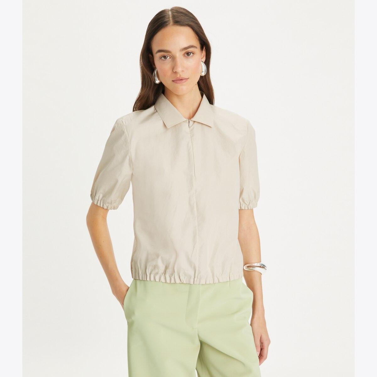 POPLIN ZIP POLO - thumbnail 2