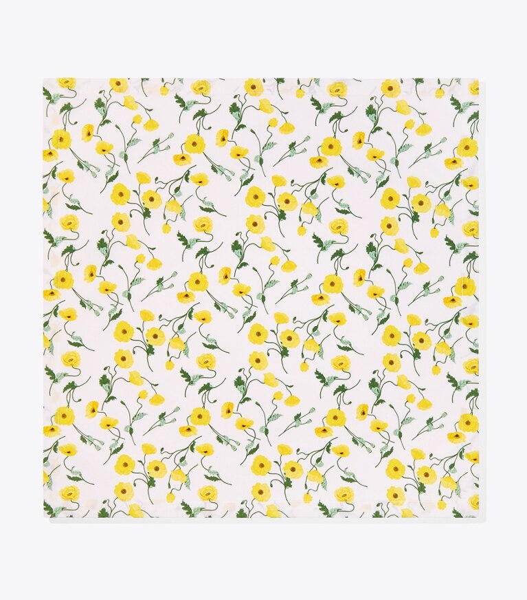Tory Burch designer linens Poppy Dinner Napkin, Set of 4 in Multi front