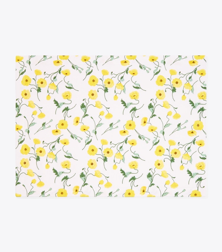 Tory Burch designer linens Poppy Placemat, Set of 4 in Multi front
